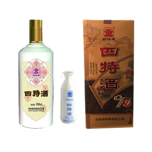 45度四特酒價(jià)格表大全圖片 45度四特酒多少錢一白瓷酒2004年瓶