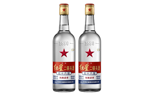 紅星二鍋頭56度價格表和圖 紅星二鍋頭多少錢一瓶