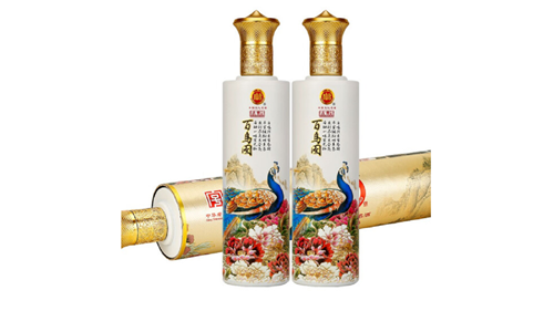 白水杜康百鳥圖卷軸白酒多少錢一瓶