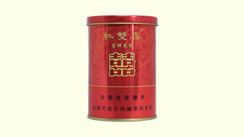 南洋红双喜吉祥龙凤铁罐50支烟价格表图