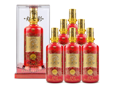 西鳳酒紅七彩12年52度