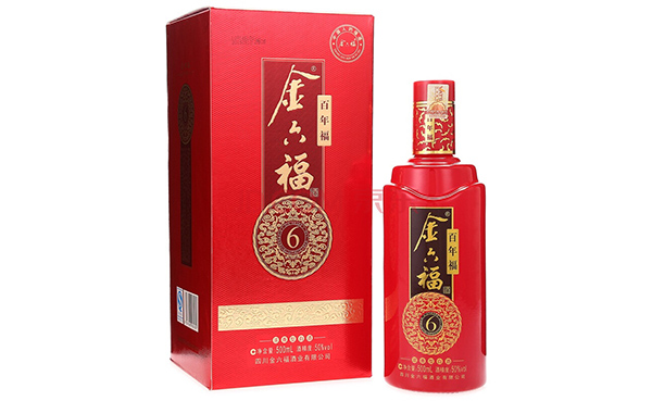 金六福酒:五粮液酒厂系列品牌"金"代表权力富贵和地位"六"为六六大