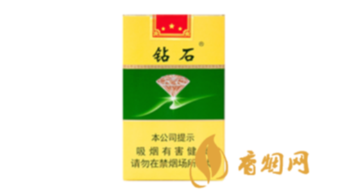 钻石软绿香烟一盒价格多少香烟条盒零售价