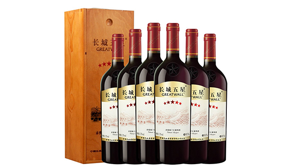 长城干红赤霞珠五星的多少钱一瓶 长城干红赤霞珠价格表一览