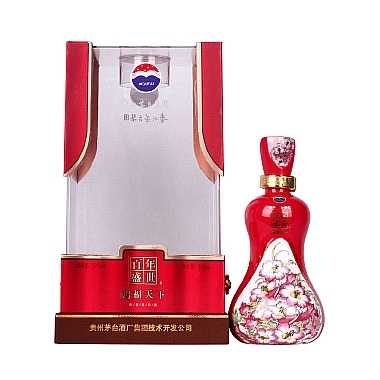 貴州茅臺集團百年盛世鴻福天下-妙品口感濃香型52度白酒500ml單瓶裝