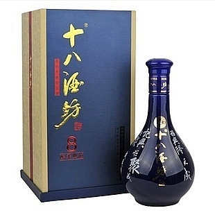 河北省衡水老白干8年十八酒坊口感干香型408度白酒480ml單瓶裝