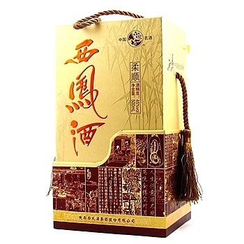 陜西西鳳酒經(jīng)典柔順口感綿柔鳳香型45度白酒500ml單瓶裝