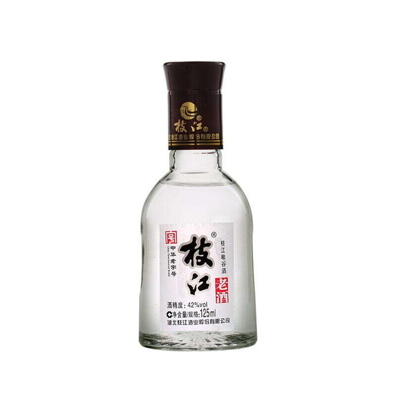 湖北枝江酒業(yè)小老酒42度其他香型125ml單瓶裝