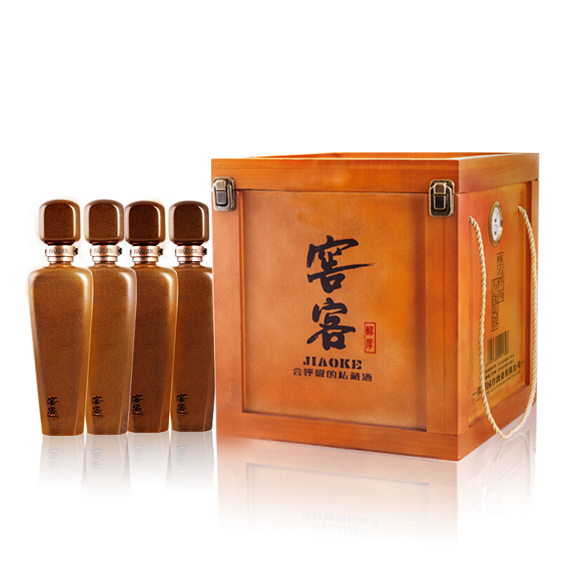 貴州國臺酒業(yè)窖客醇厚53度醬香型木盒500ml單盒裝