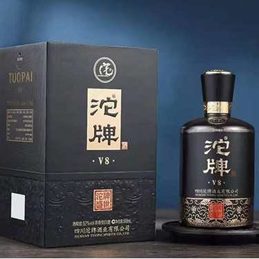 四川沱牌舍得集團沱牌盛世V8口感濃香型52度白酒500ml單瓶裝