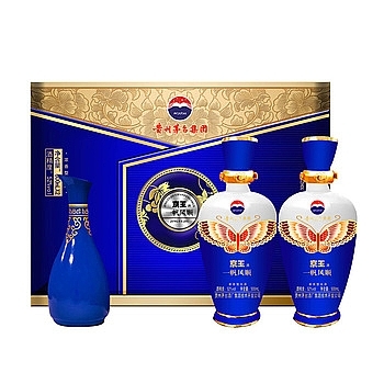 貴州茅臺(tái)集團(tuán)京玉酒一帆風(fēng)順傳世珍品禮盒口感濃香型52度白酒500ml*2禮盒裝