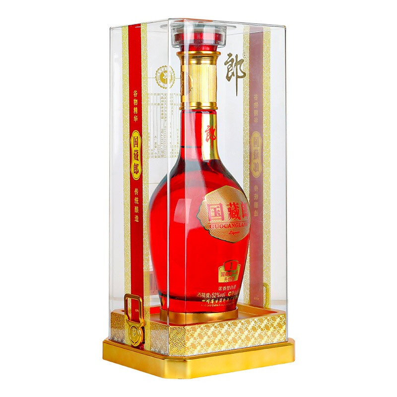 四川郎酒國藏郎一號升級版口感濃香型52度白酒500ml單瓶裝