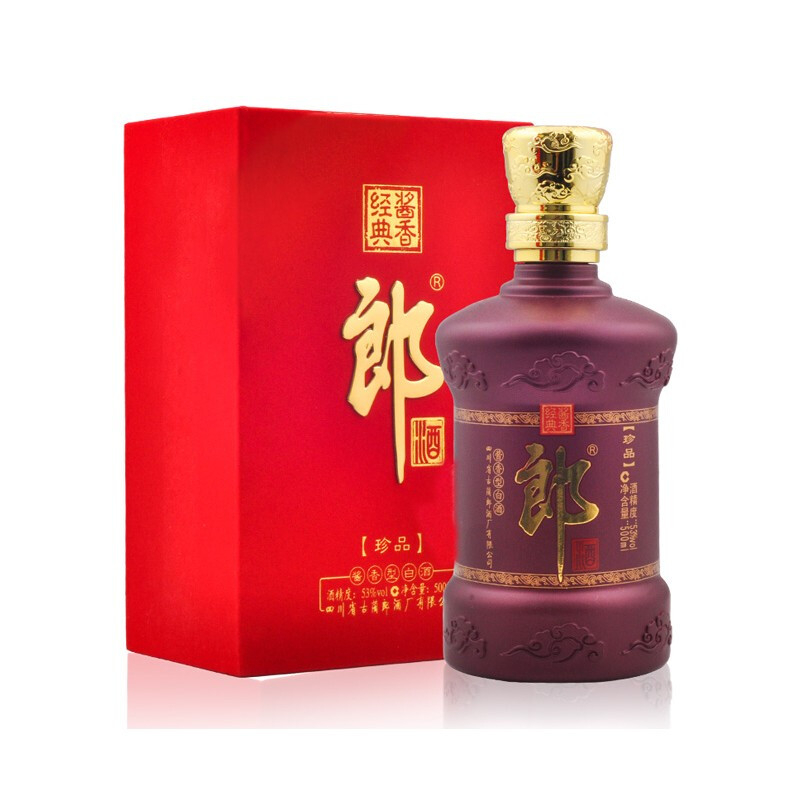 郎酒集團2012年珍品郎53度醬香型白酒500ml單瓶裝