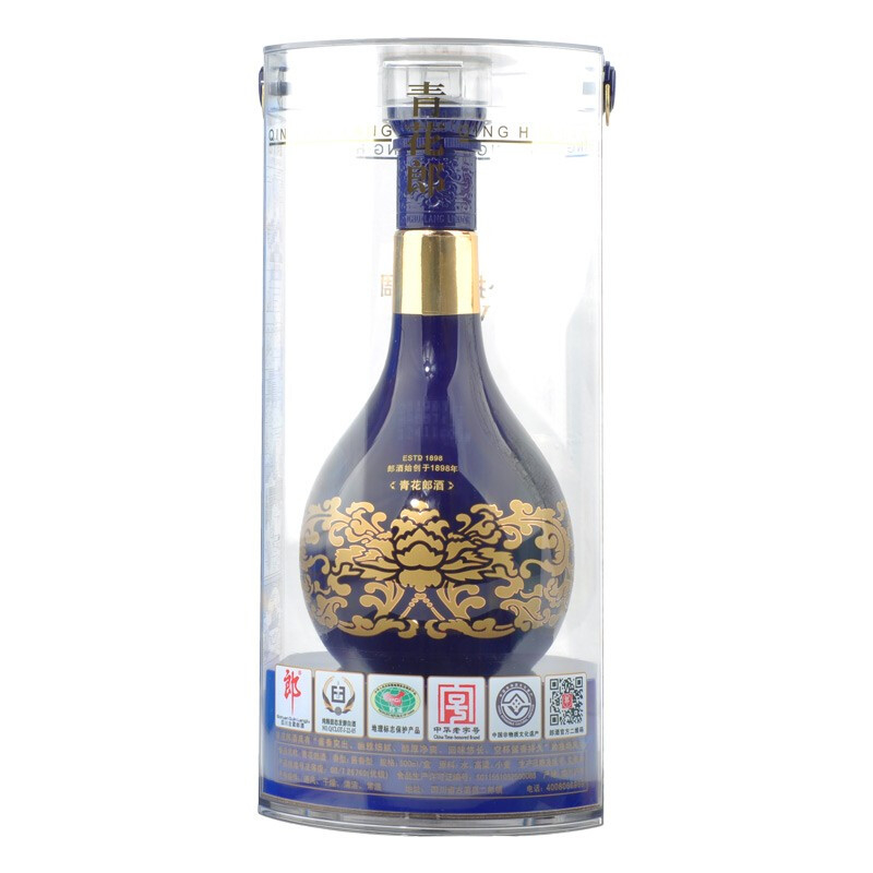 四川郎酒青花郎VIP尊享口感醬香型53度白酒500ml單瓶裝