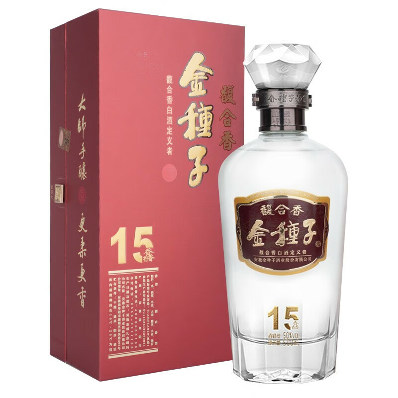 金種子馥合香15 50度馥合香型白酒500ml