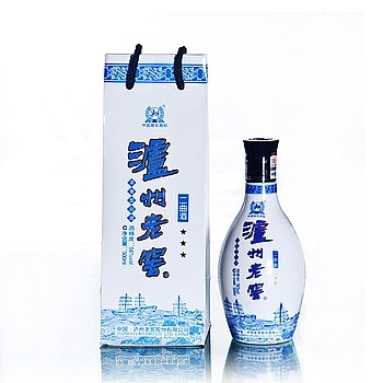 四川瀘州老窖新韻二曲青花瓷口感濃香型56度白酒500ml單瓶裝