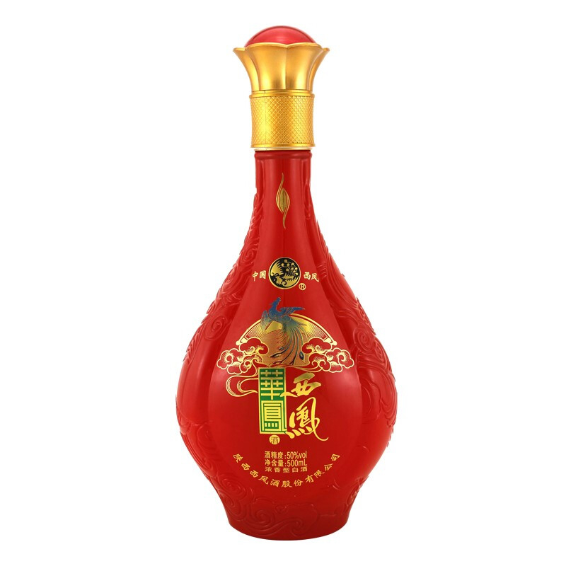 西鳳酒華鳳50度濃香型500ml單瓶裝