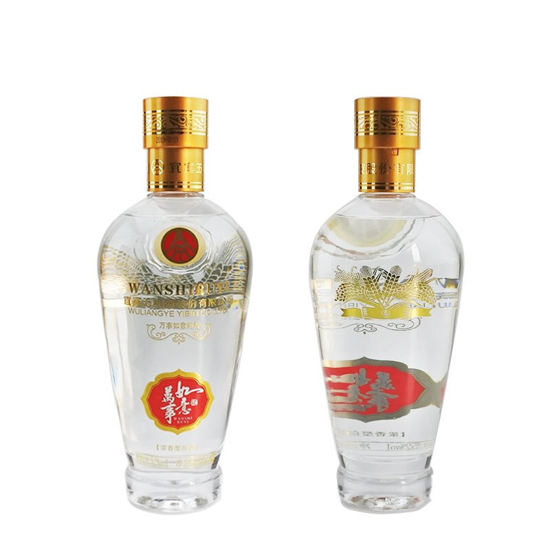 五糧液萬(wàn)事如意純香口感濃香型38度白酒500ml單瓶裝