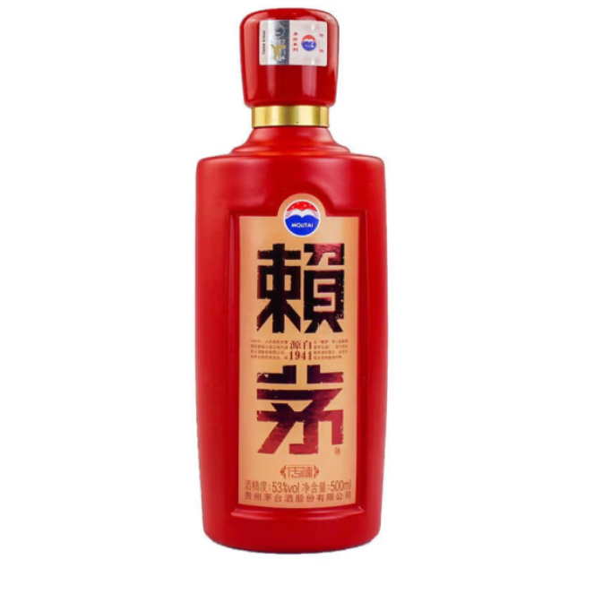 贵州茅台赖茅传禧红瓶53度500ml 酱香型白酒500ml价格图表-[口感评测]真