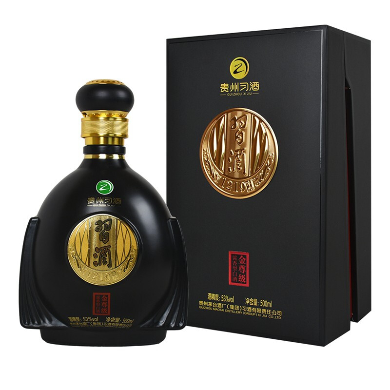 貴州習(xí)酒1219淳典金尊級53度醬香型500ml單瓶