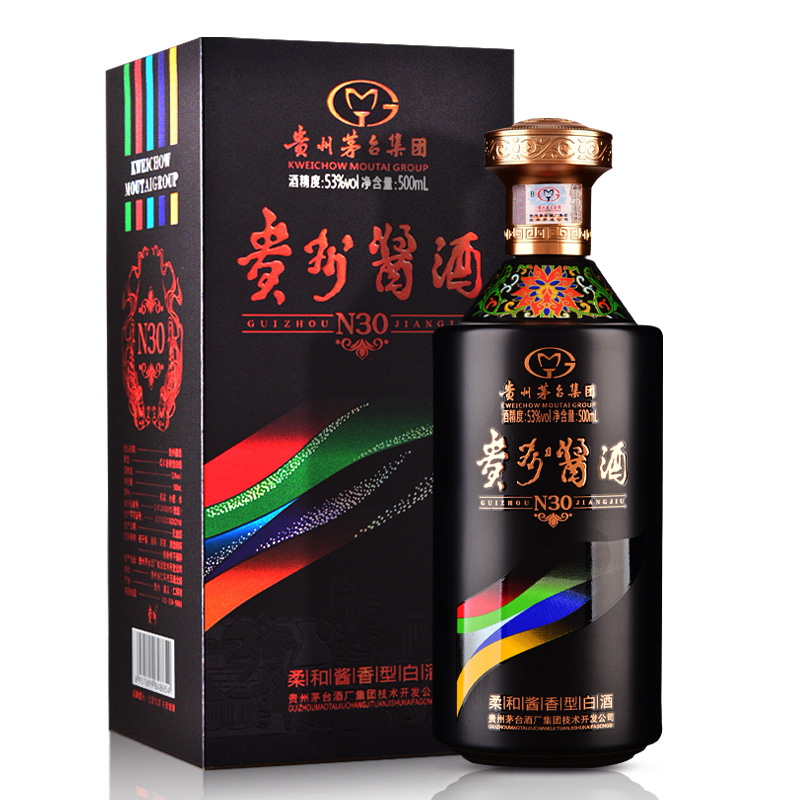 貴州茅臺(tái)貴州醬酒N30 53度醬香型白酒500ml