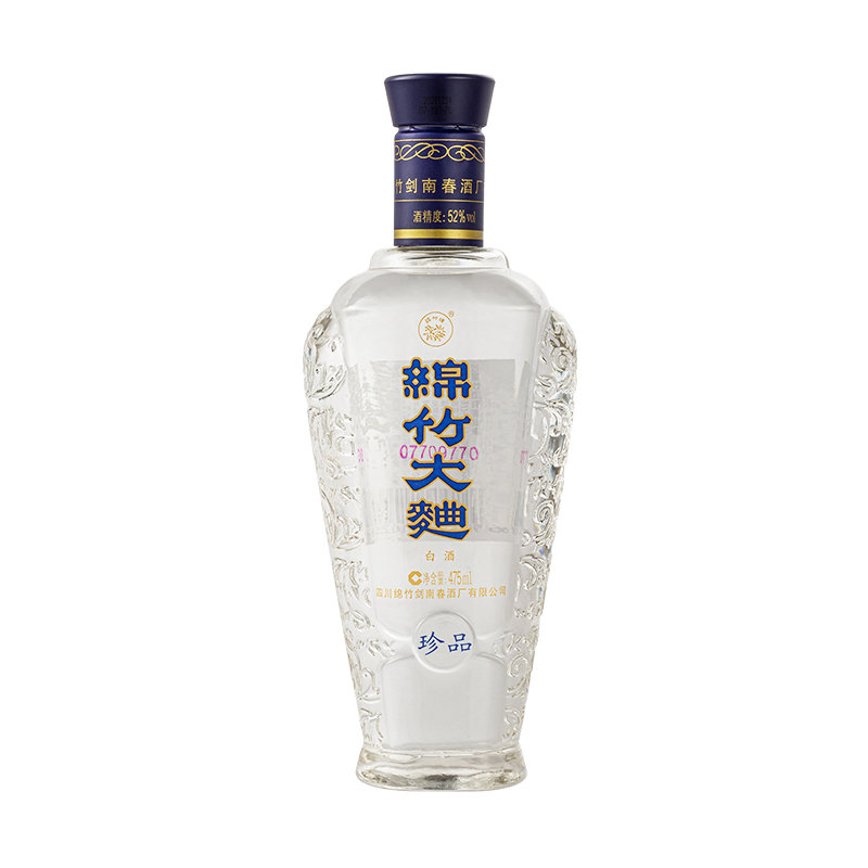 劍南春珍品綿竹大曲簡裝52度濃香型白酒475mL