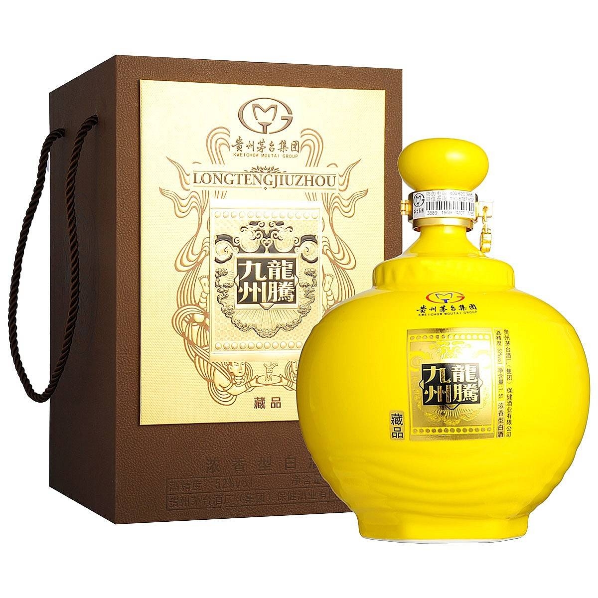 貴州茅臺集團龍騰九州藏品酒口感醬香型53度白酒1500ml壇裝