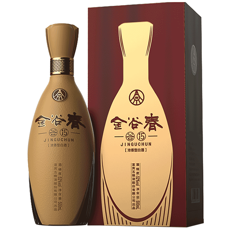 五糧液金谷春谷15口感濃香型52度白酒500ml單瓶裝