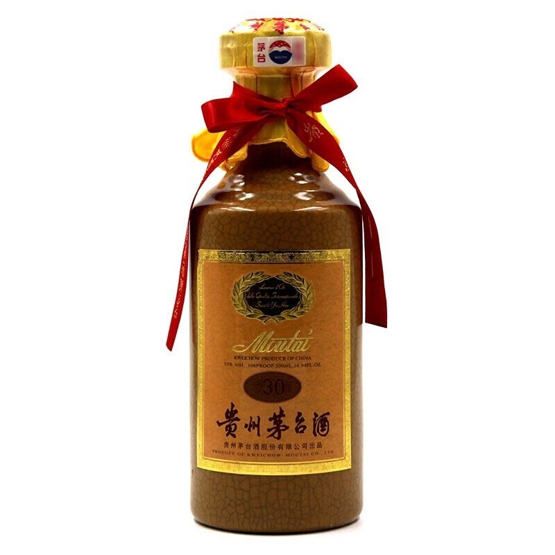 茅臺(tái)三十年53度 醬香型白酒 500ml*6 整箱裝