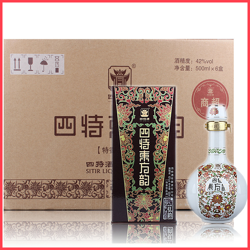 42度四特東方韻·弘韻特香型500mL單瓶