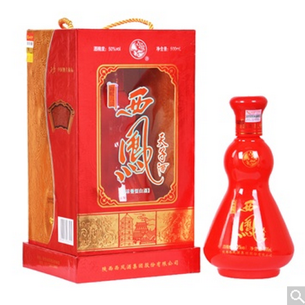 西鳳天子酒御賜六品50度濃香型500ml單瓶裝