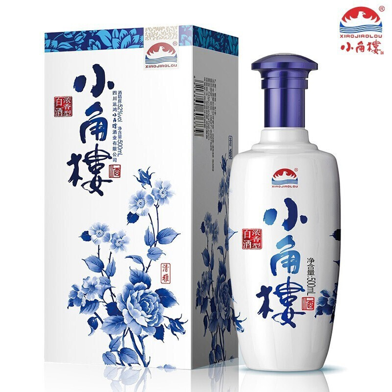 小角樓52度清雅濃香型500ml單瓶