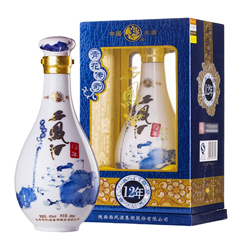 西凤酒青花瓷12年图片