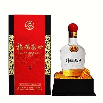 五糧液福滿(mǎn)盛世精品口感濃香型52度白酒500ml單瓶裝