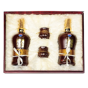 貴州茅臺集團(tuán)8年國色天香禮盒口感濃香型52度白酒500ml*2禮盒裝