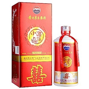貴州茅臺(tái)集團(tuán)小酒保喜典婚宴酒口感呢香型52度白酒500ml單瓶裝