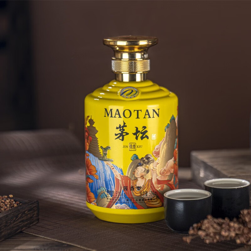 贵州茅台集团茅坛酒锦绣口感酱香型53度白酒500ml价格图表-[口感评测]真