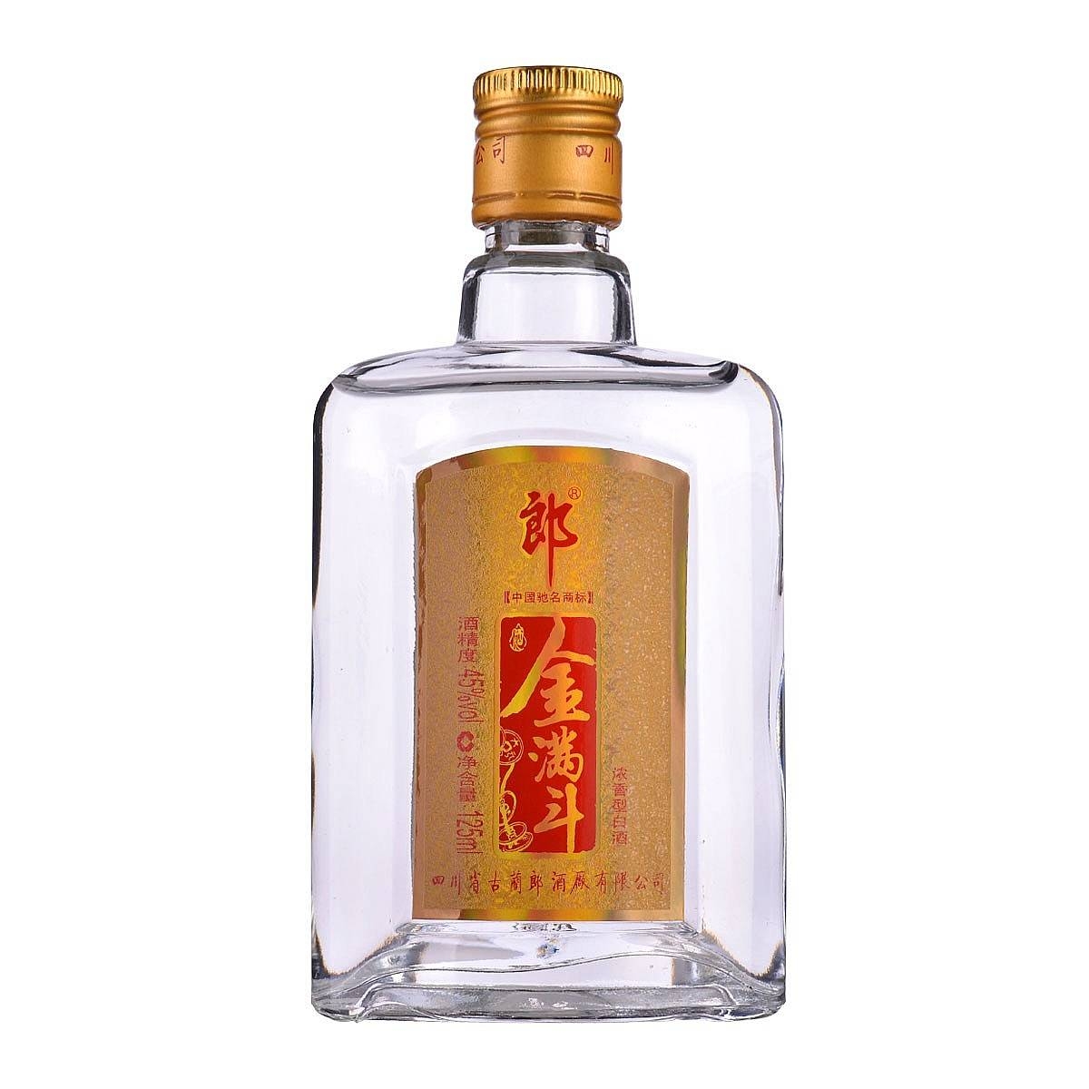 四川郎酒集團(tuán)金滿斗小酒版口感濃香型45度白酒125ml單瓶裝