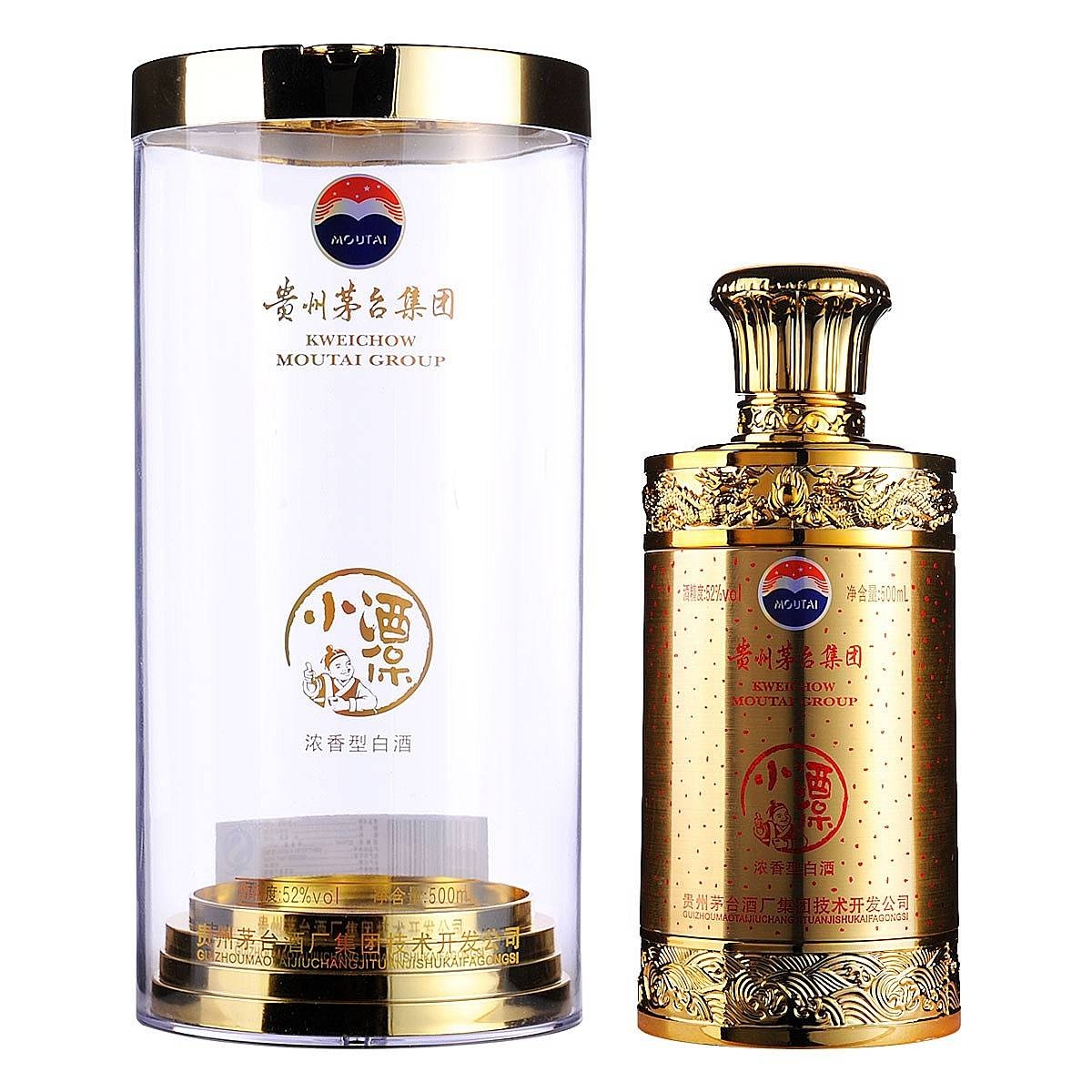貴州茅臺集團小酒保禮節(jié)酒口感呢香型52度白酒500ml單瓶裝