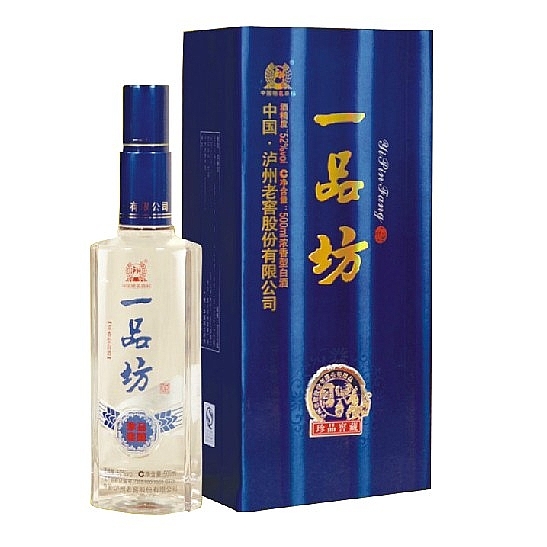 四川瀘州老窖一品坊珍品窖藏口感濃香型52度白酒500ml單瓶裝