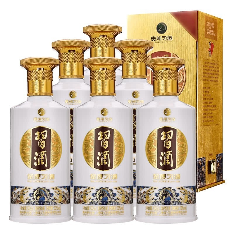 贵州习酒53度金质习酒酱香型白酒500ml 单瓶价格图表-[口感评测]真假