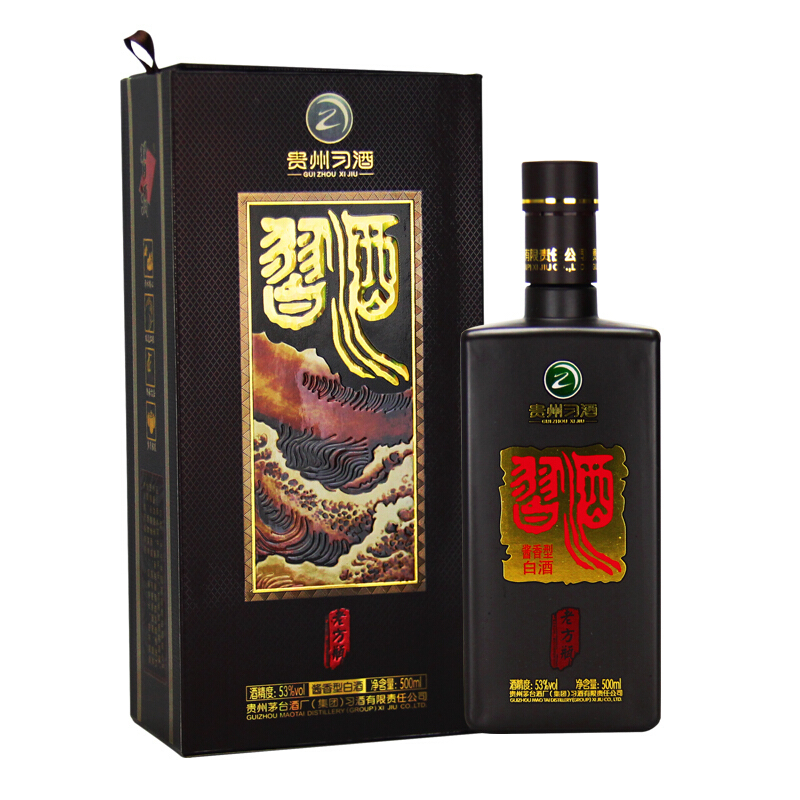 貴州習(xí)酒老方瓶53度醬香型500ml單瓶