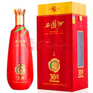 陜西西鳳酒生態(tài)鳳香30年口感鳳香型45度白酒500ml單瓶裝