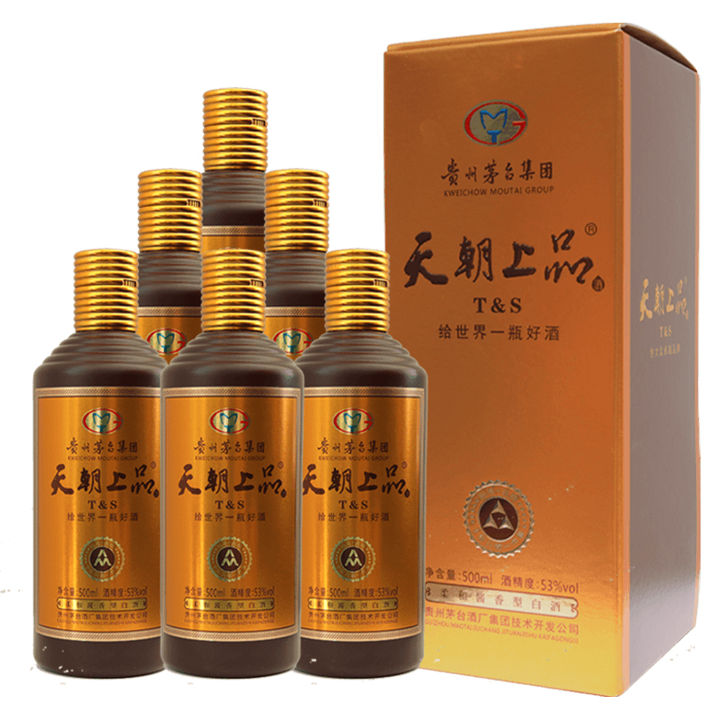 貴州茅臺(tái)集團(tuán)天朝上品眾人酒口感醬香型53度白酒500ml*6整箱裝