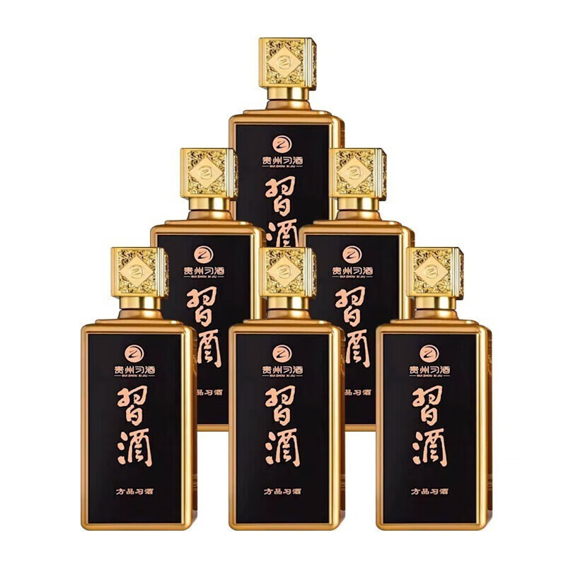 貴州習(xí)酒方品習(xí)酒53度醬香型白酒500ml