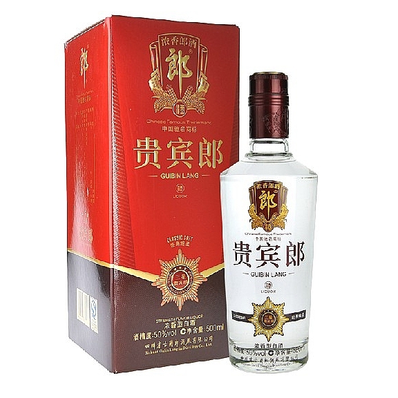 四川郎酒貴賓郎三星口感濃香型52度白酒500ml單瓶裝