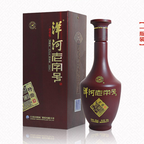 洋河老字号特曲52度绵柔浓香型白酒500ml单瓶装