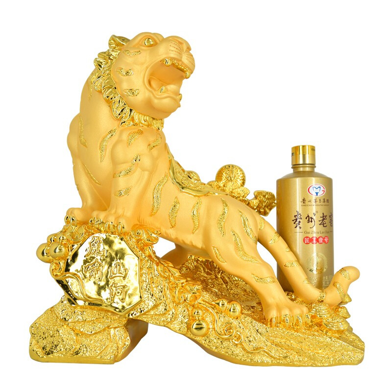 貴州茅臺集團虎嘯山河金色口感柔和醬香型53度白酒500ml單瓶裝