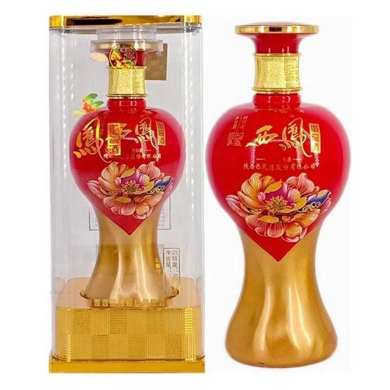 陜西西鳳酒御窖酒國禮口感濃香型52度白酒500ml單瓶裝