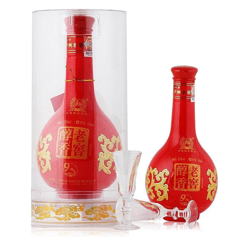 四川瀘州老窖醇香9年口感濃香型52度白酒500ml單瓶裝